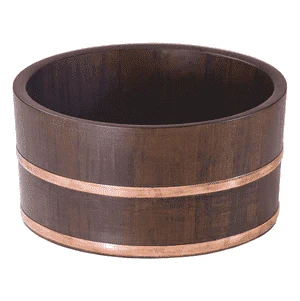 Shitsurai Ancient Sawara Cypress Bath Bowl