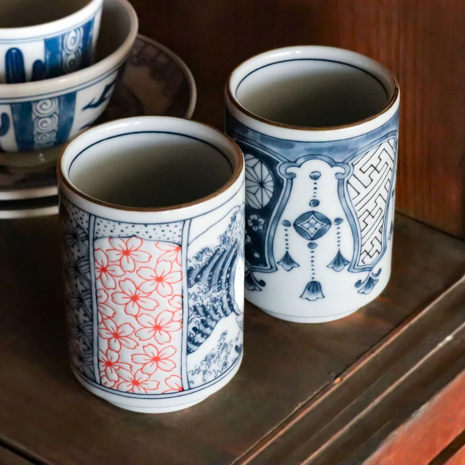 Shonzui Yoraku Motif Sushi Teacup 280ml - Image 5