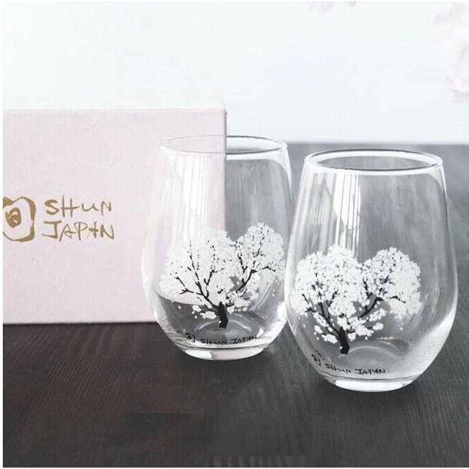 Marumo Takagi Pottery Sakara Colour Changing Rounded Glass 2pc Set - Image 7