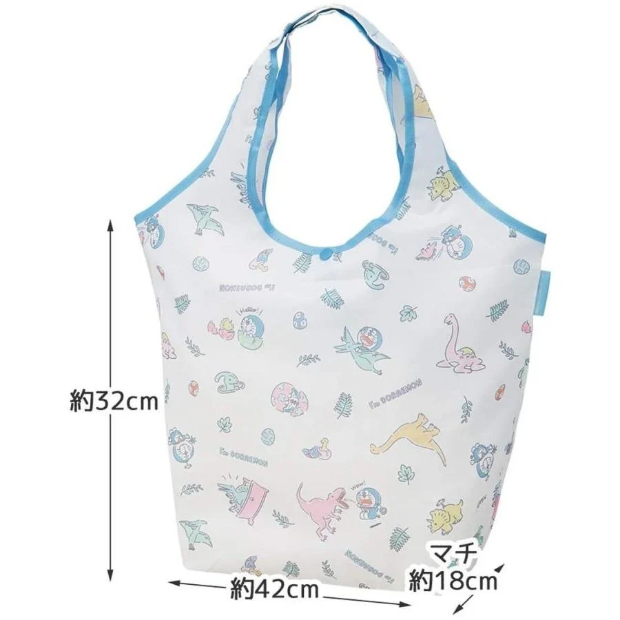 Skater Doraemon Shopping Bag with Pouch