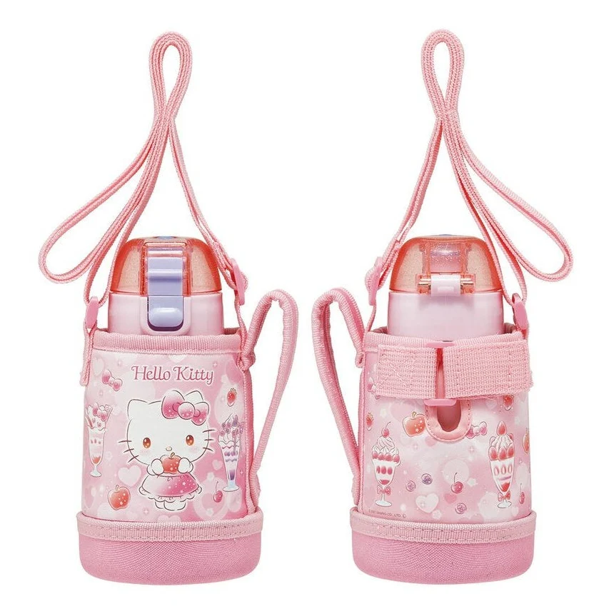 Skater Hello Kitty Insulated Drink Bottle W/Cover 400ml - Image 3