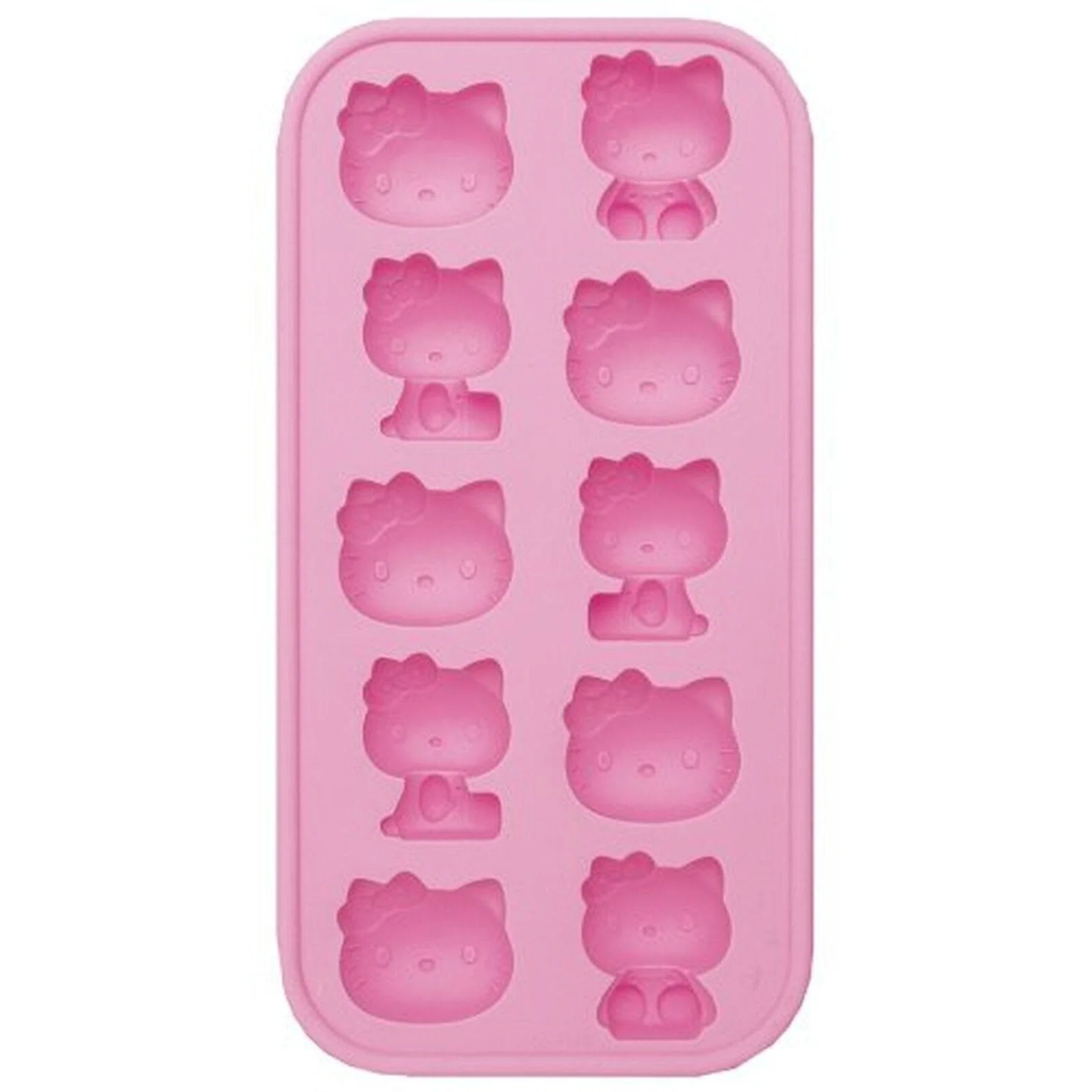 Skater Hello Kitty Silicone Ice Tray