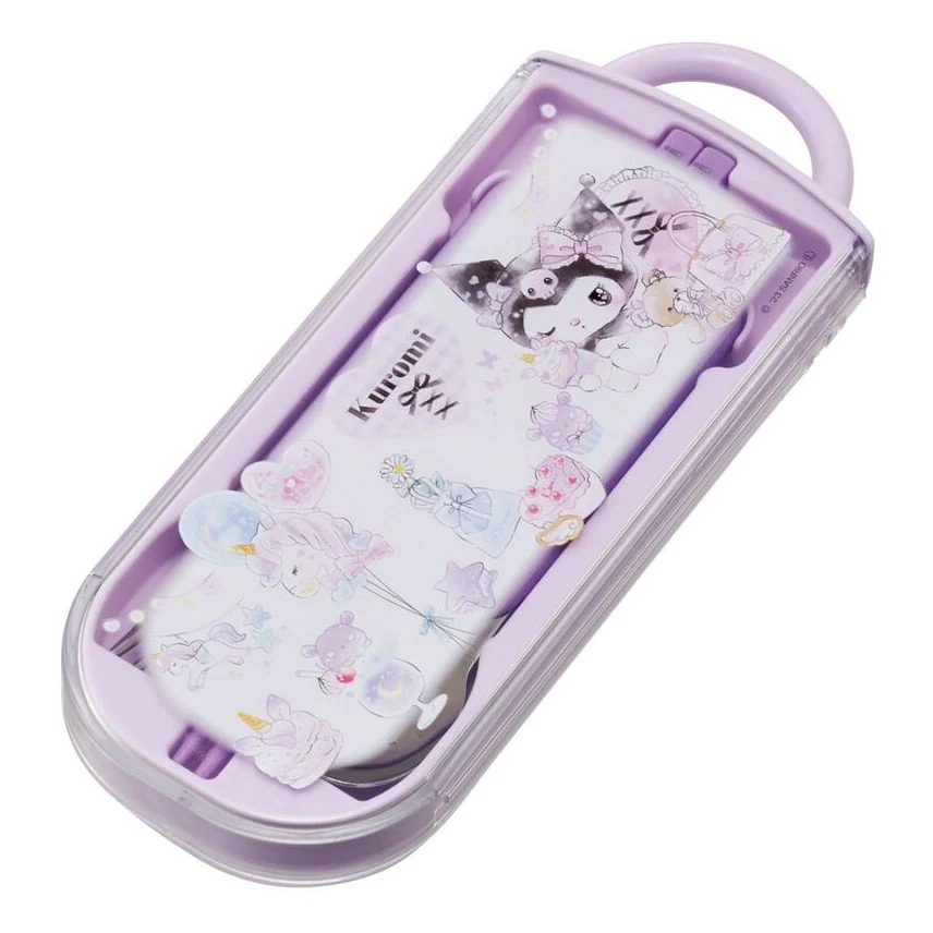 Skater Kuromi 23 Trio Cutlery Set - Image 2