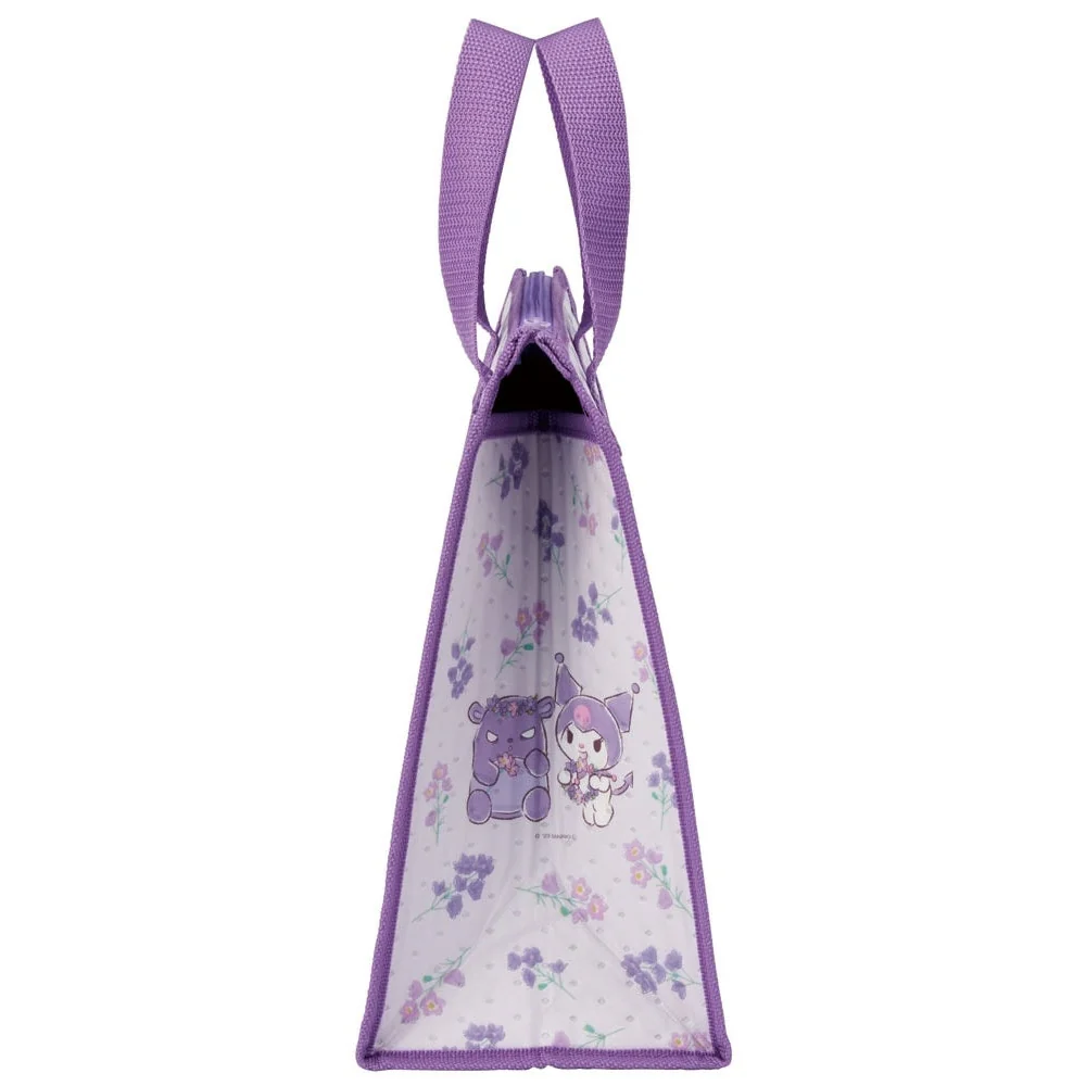 Skater Kuromi Floral Wreath Insulated Tote Lunch Bag - Image 5