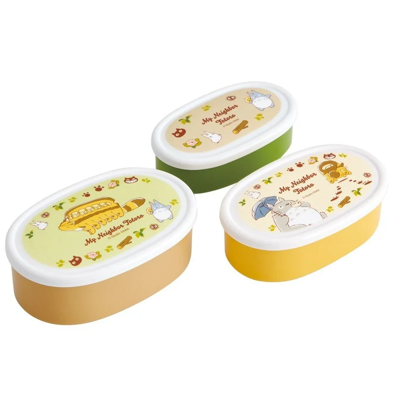 Skater My Neighbour Totoro Cat Bus Sealed Container 3Pcs Set