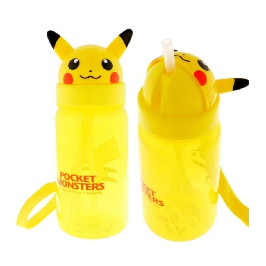 Skater Pikachu Straw Bottle 350ml - Image 2