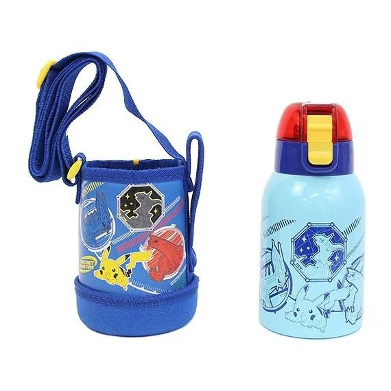 Skater Pokemon 22 Insulated Drink Bottle w/Cover 400ml - Image 2