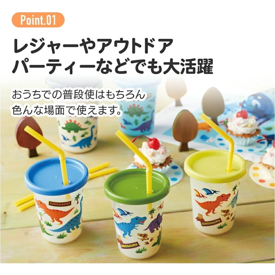 Skater Sumikko Gurashi Tumbler Set with Straws (320ml )3P - Image 5