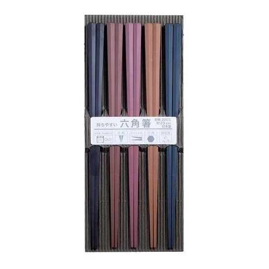 Sun - Antibacterial Hexagon Chopstick Winter Set