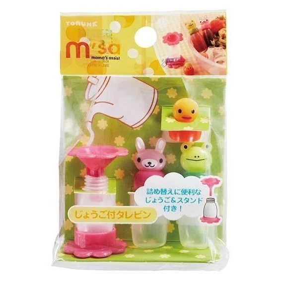 Torune Mini Animal Sauce Bottles 3set + Funnel - Image 3