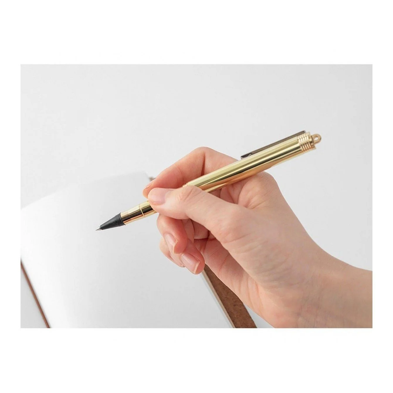 Traveler's Company Brass Roller Ballpoint Pen - Image 3