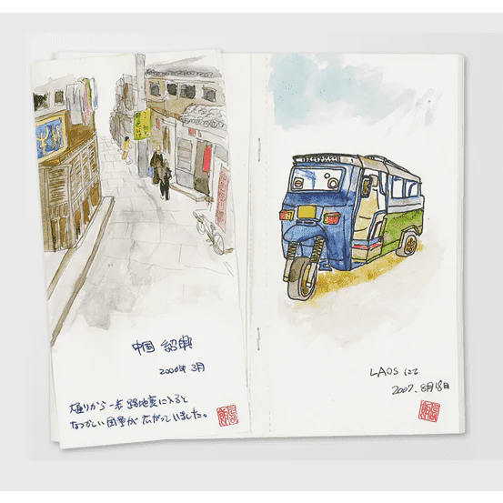 Traveler's Company Regular Notebook Refill 012 Sketch Paper - Image 3