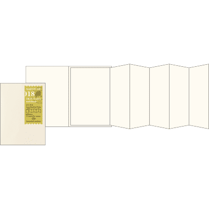 Traveler's Company Passport Notebook Refill 018 Accordion Fold Paper - Image 3