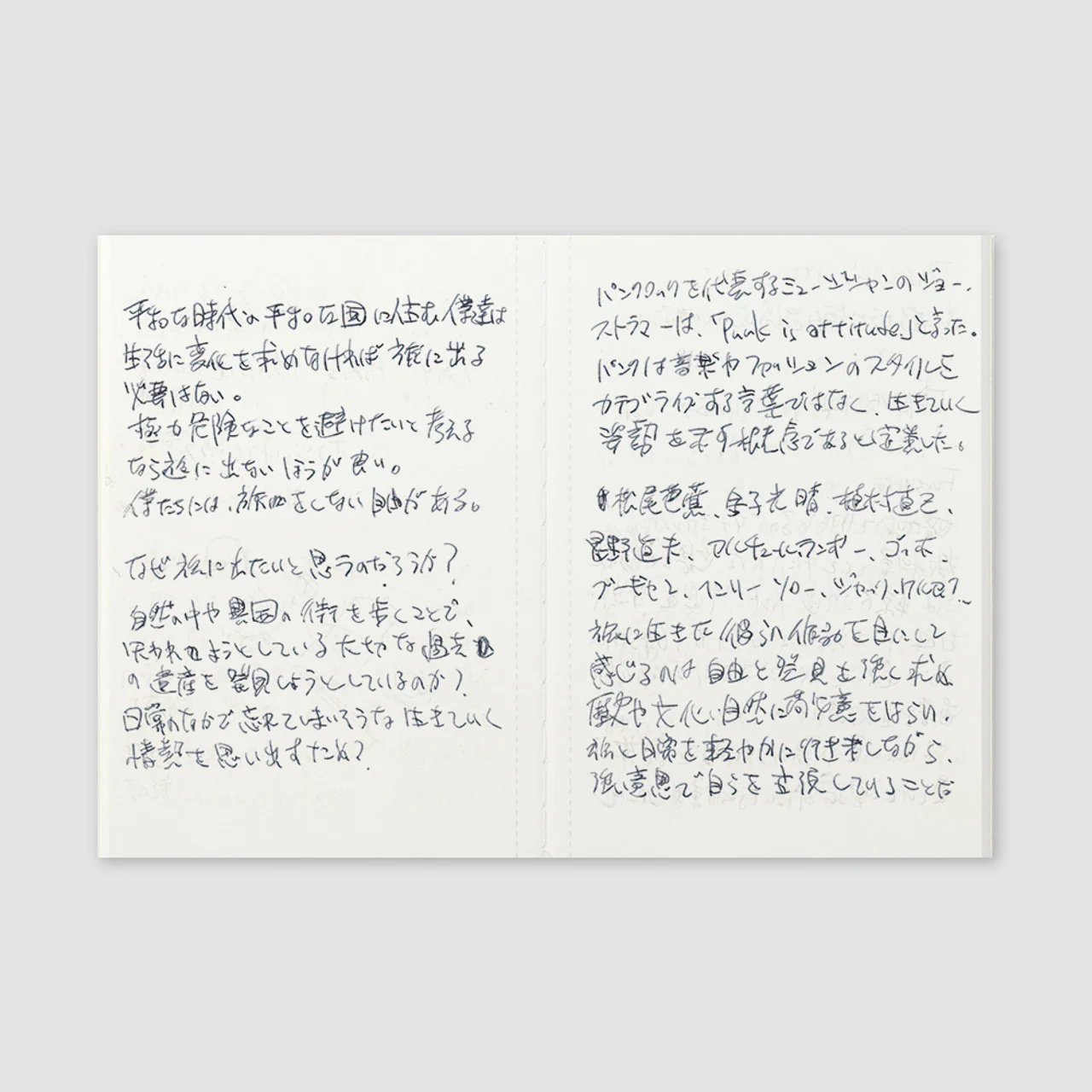 Traveler's Company Passport Notebook Refill 005 Lightweight Paper - Image 3