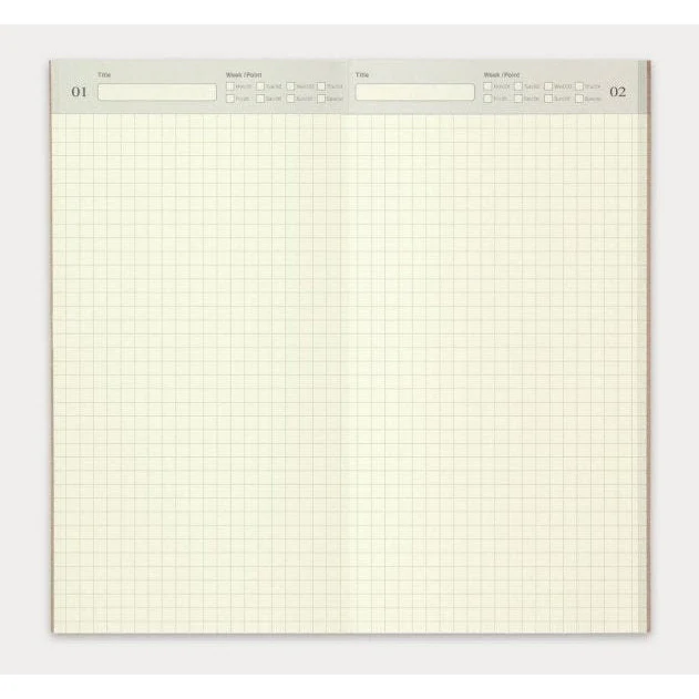 Traveler's Company Regular Notebook Refill 005 Free Diary Daily - Image 6