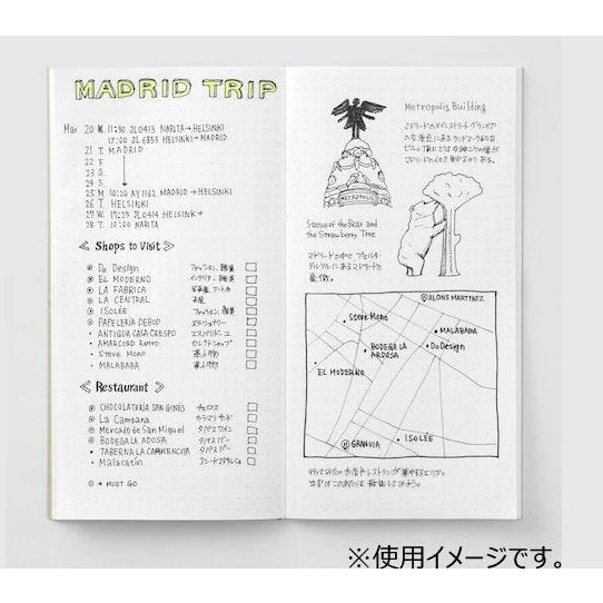 Traveler's Company Regular Notebook Refill 026 Dot Grid - Image 4