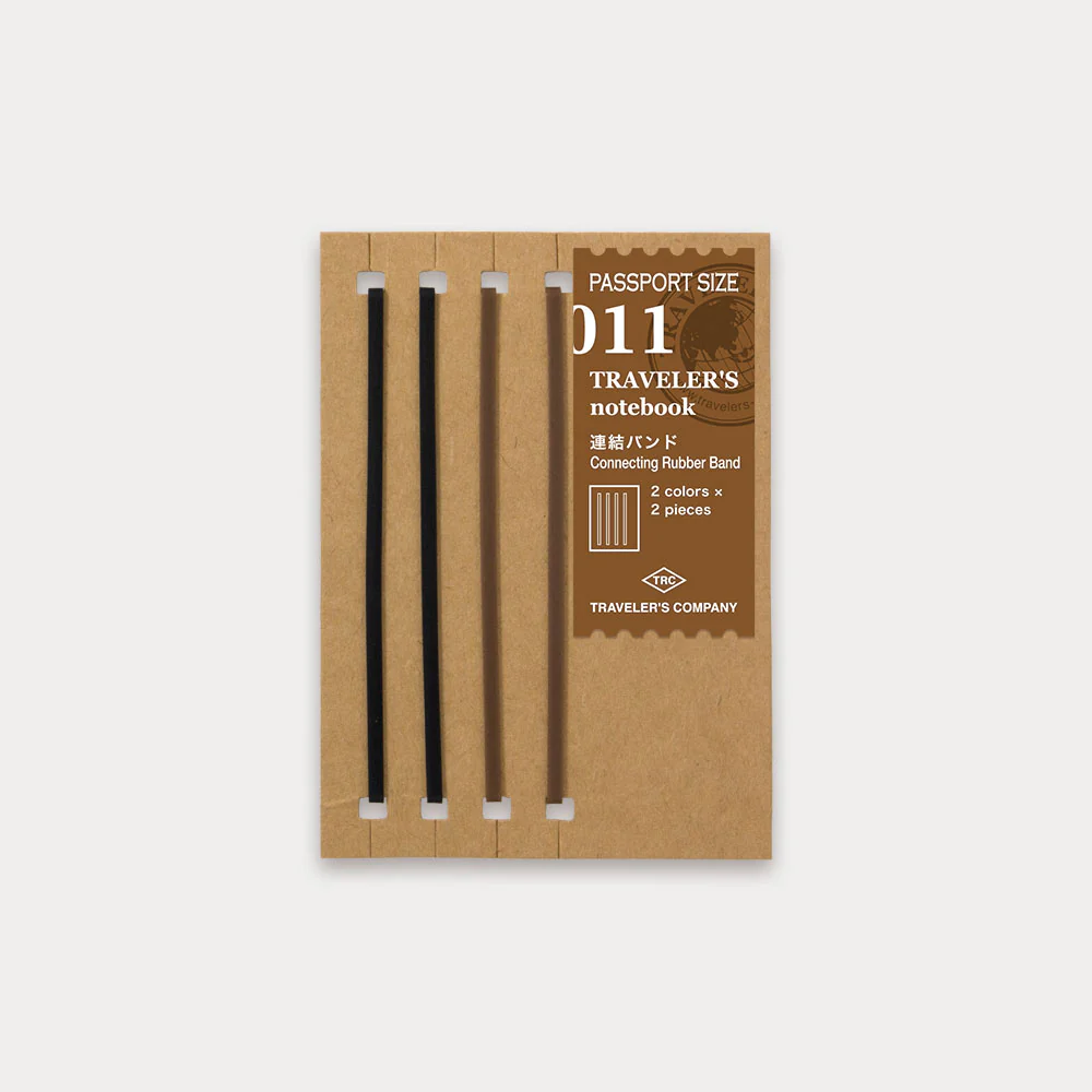 Traveler's Company Passport Notebook Refill  011 Connecting Rubber Band