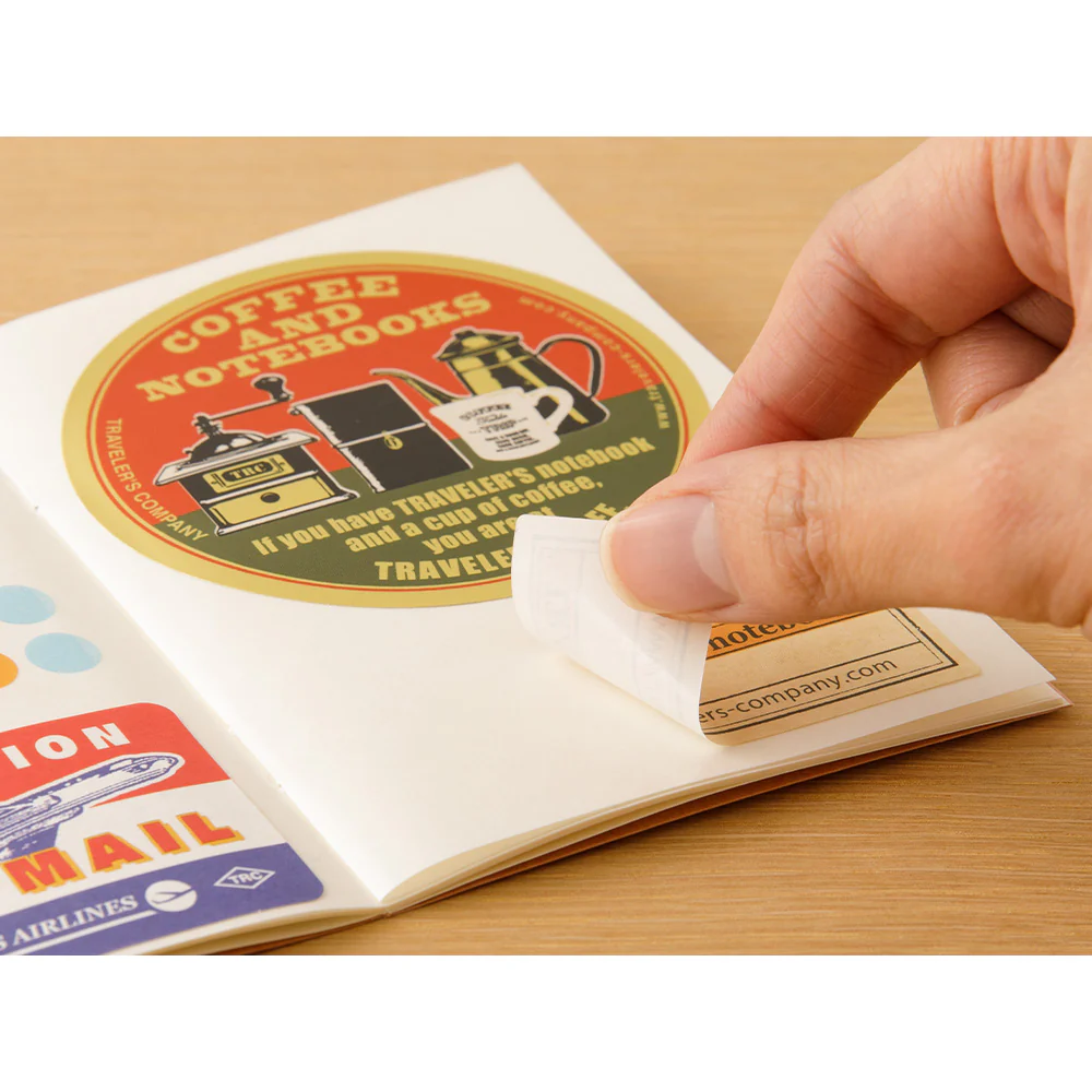 Traveler's Company Passport Notebook Refill 017 Sticker Release Paper - Image 2