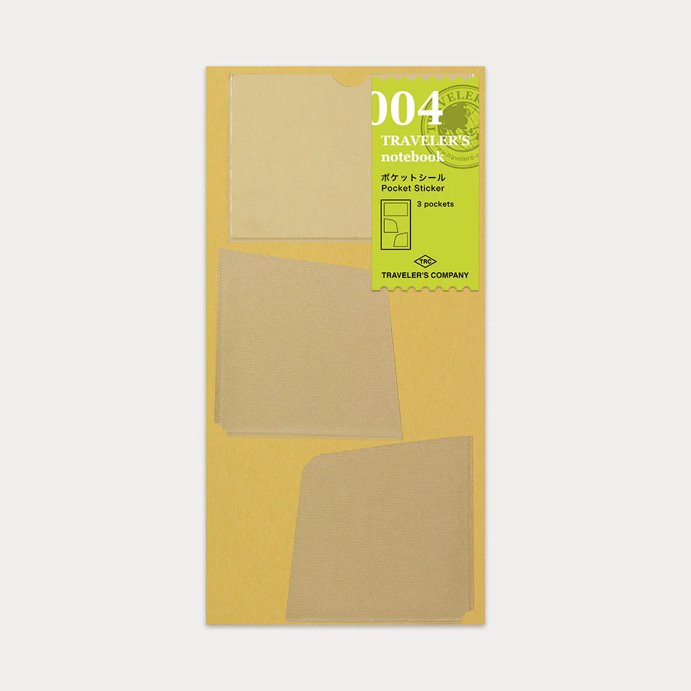 Traveler's Company Regular Notebook Refill 004 Pocket Stickers