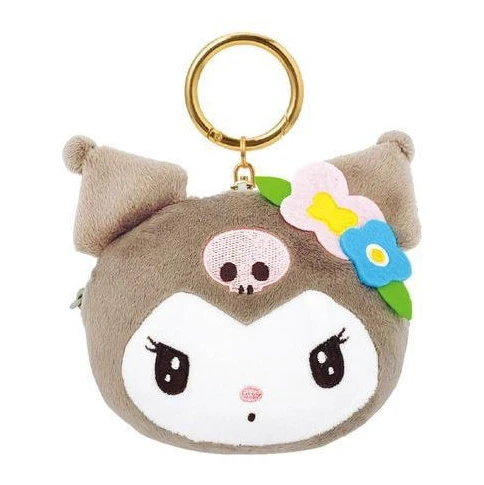 T's Factory Kuromi Retro Pop Mascot Pouch Keychain