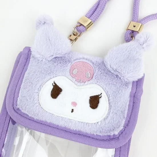 T's Factory Sanrio Characters Plush Multi-Pouch - Kuromi - Image 3