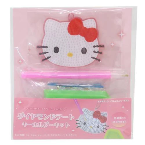 T's Factory Sanrio Diamond Art Keychain Kit - Hello Kitty - Image 2