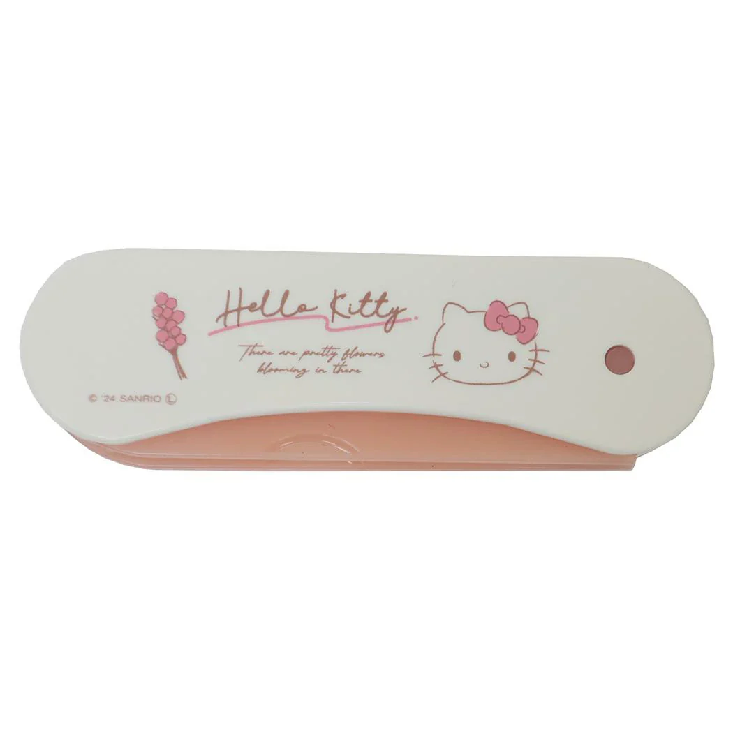 T's Factory Sanrio Flowers Two-Way Hair Comb - Hello Kitty