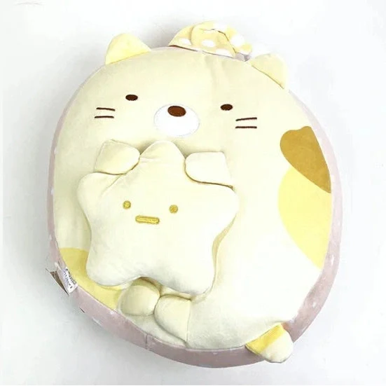 T's Factory Sumikko Gurashi Neko Oyasumi Cushion - Image 3