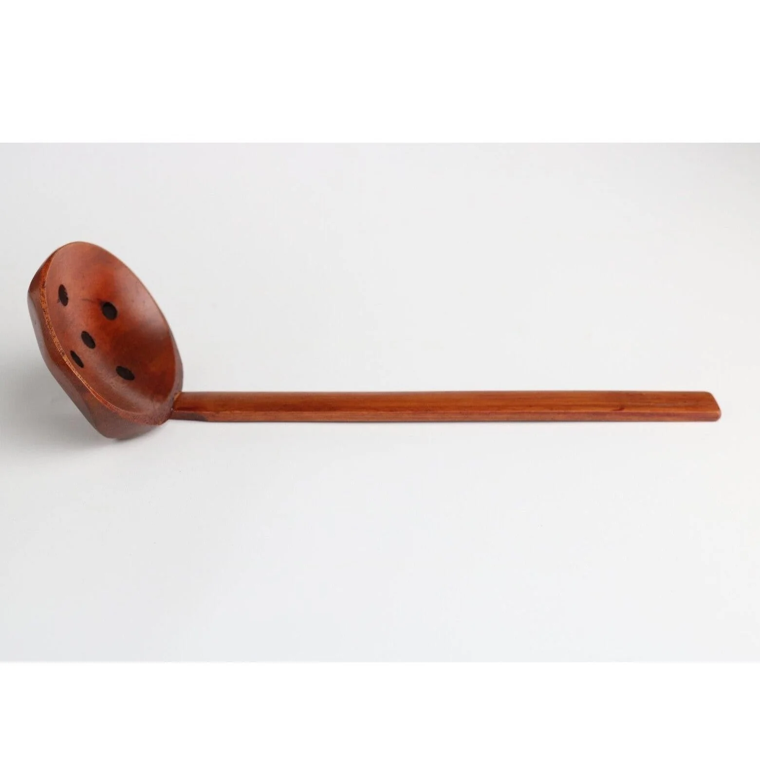 Wakacho Wooden Tortoise Shell Strainer Ladle - Image 3