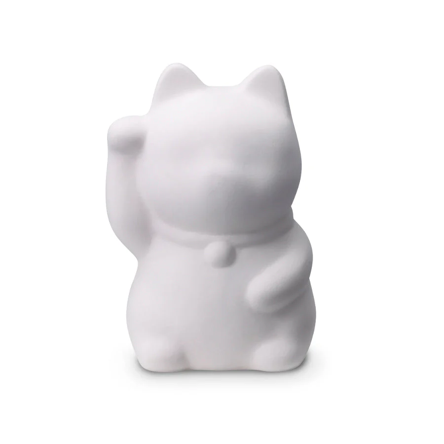 Yakushigama DIY Colouring Coin Bank Ornament - Maneki Lucky Cat