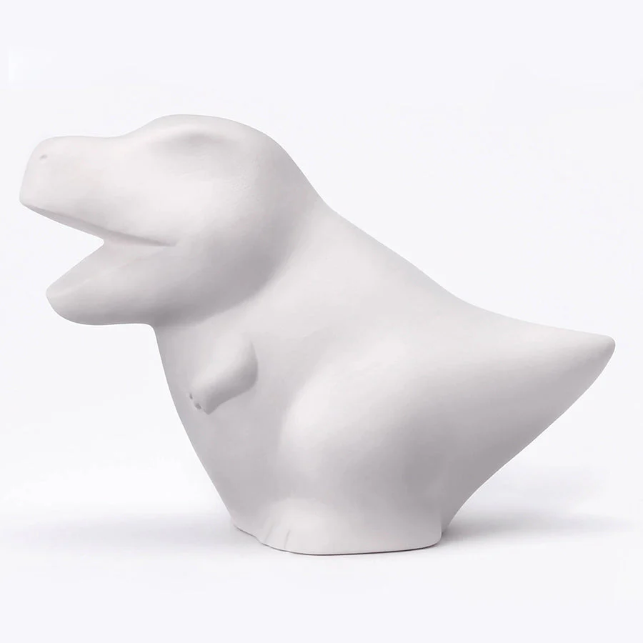 Yakushigama DIY Colouring Coin Bank Ornament - T-Rex