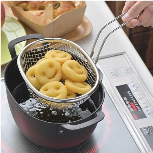 Yoshikawa Aikata Stainless Steel Deep Fry Strainer - Image 3