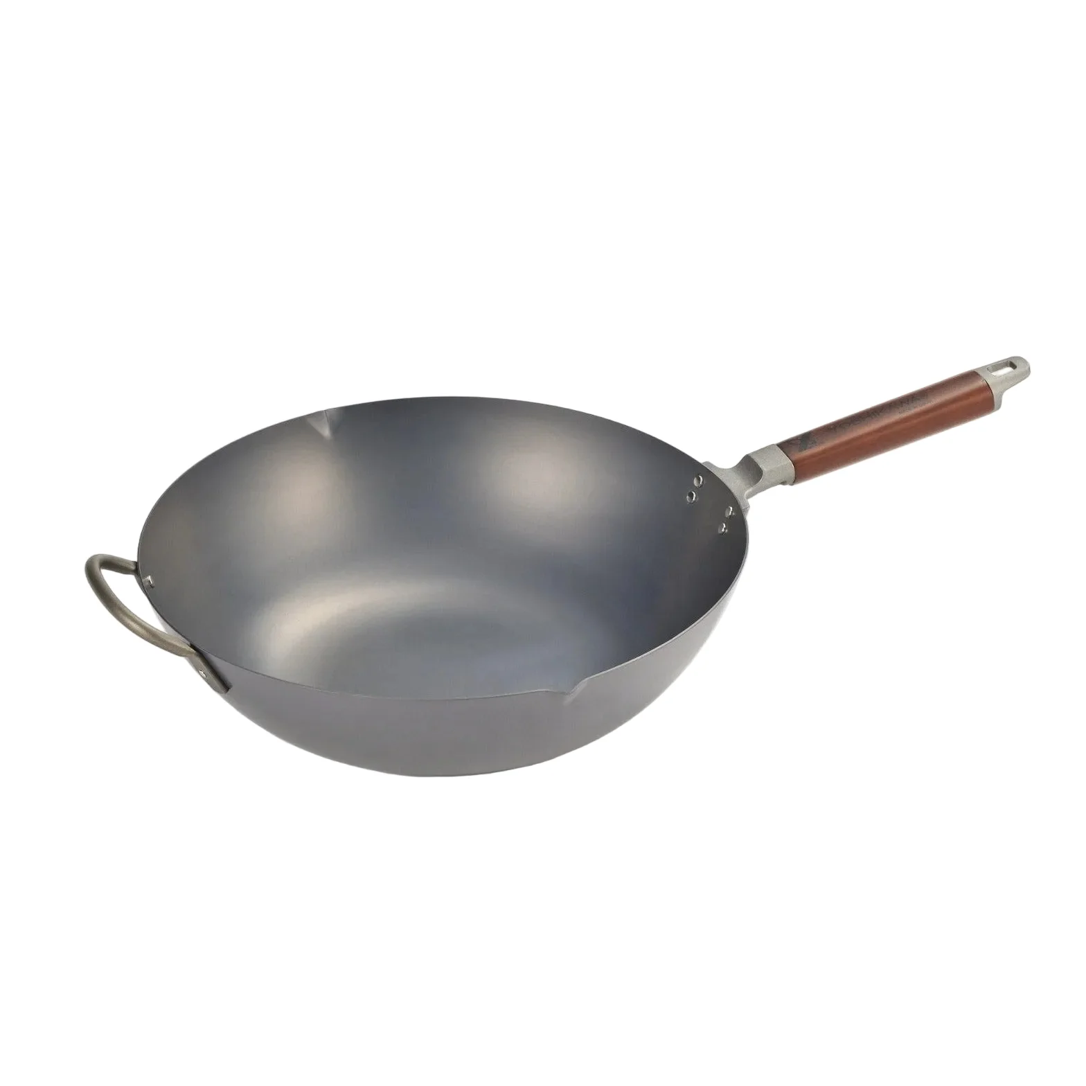 Yoshikawa Nitrided Iron Wok 36cm