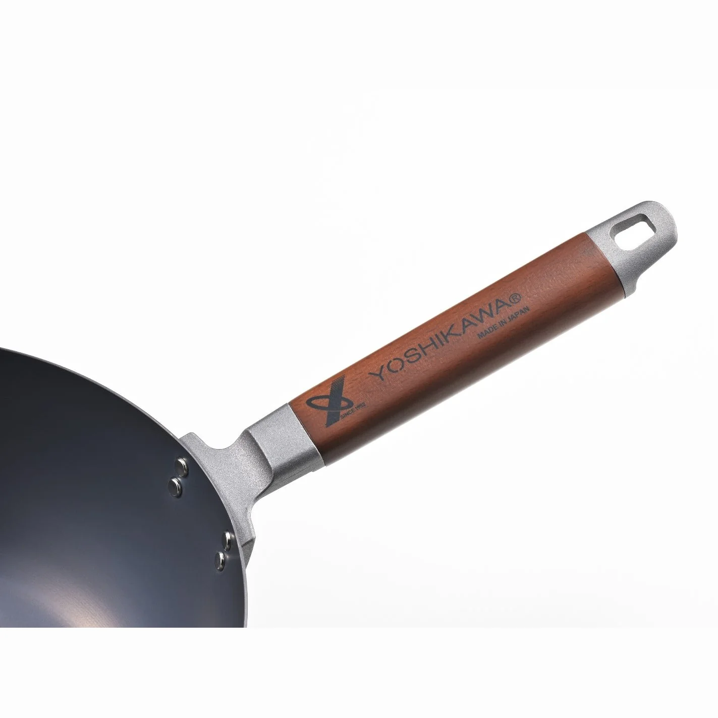 Yoshikawa Nitrided Iron Wok 36cm - Image 3