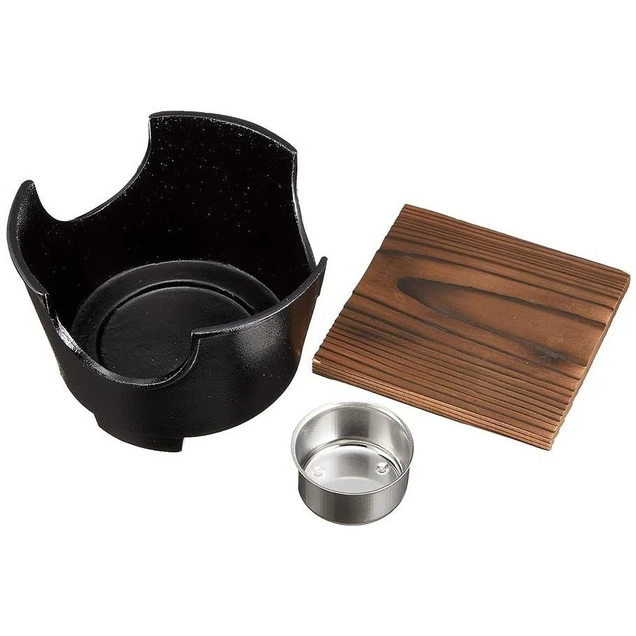 Youbi Aluminium Outdoor Stove and Wooden Base - Image 2
