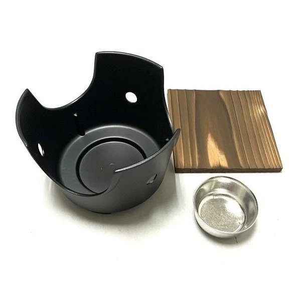 Youbi Aluminium Outdoor Stove and Wooden Base - Image 3