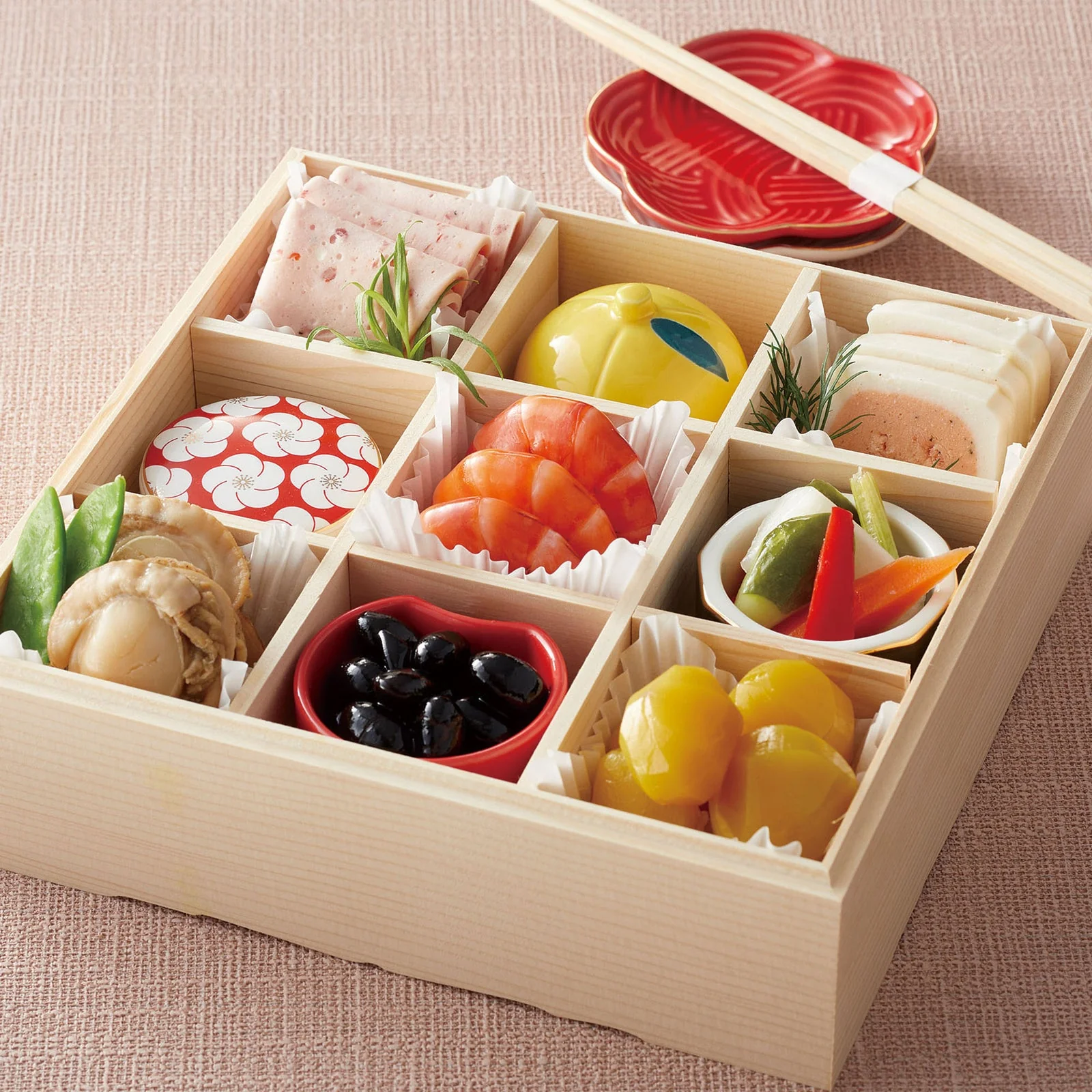 Youbi Ume Round Mini Container with Lid - Image 2