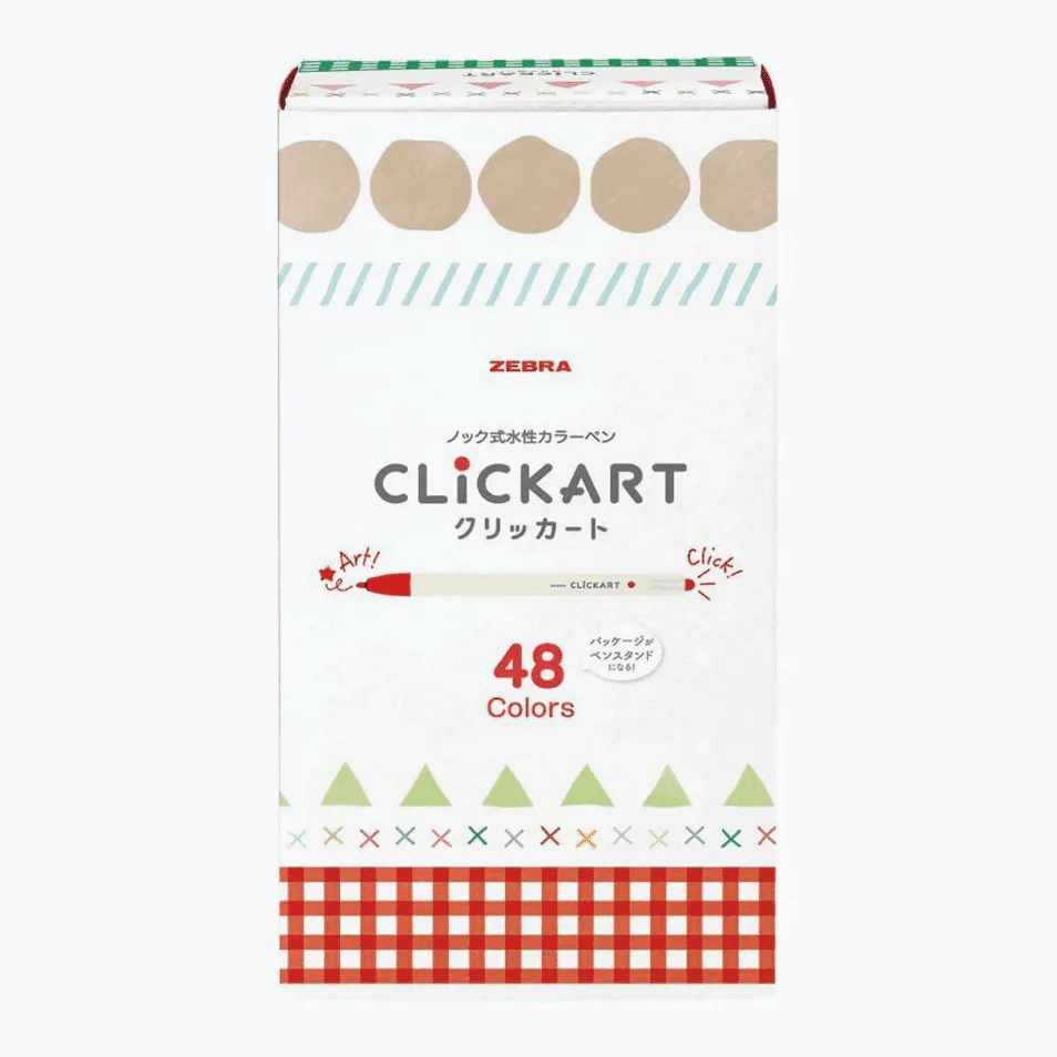 Zebra Clickart Marker 48 Colour Set