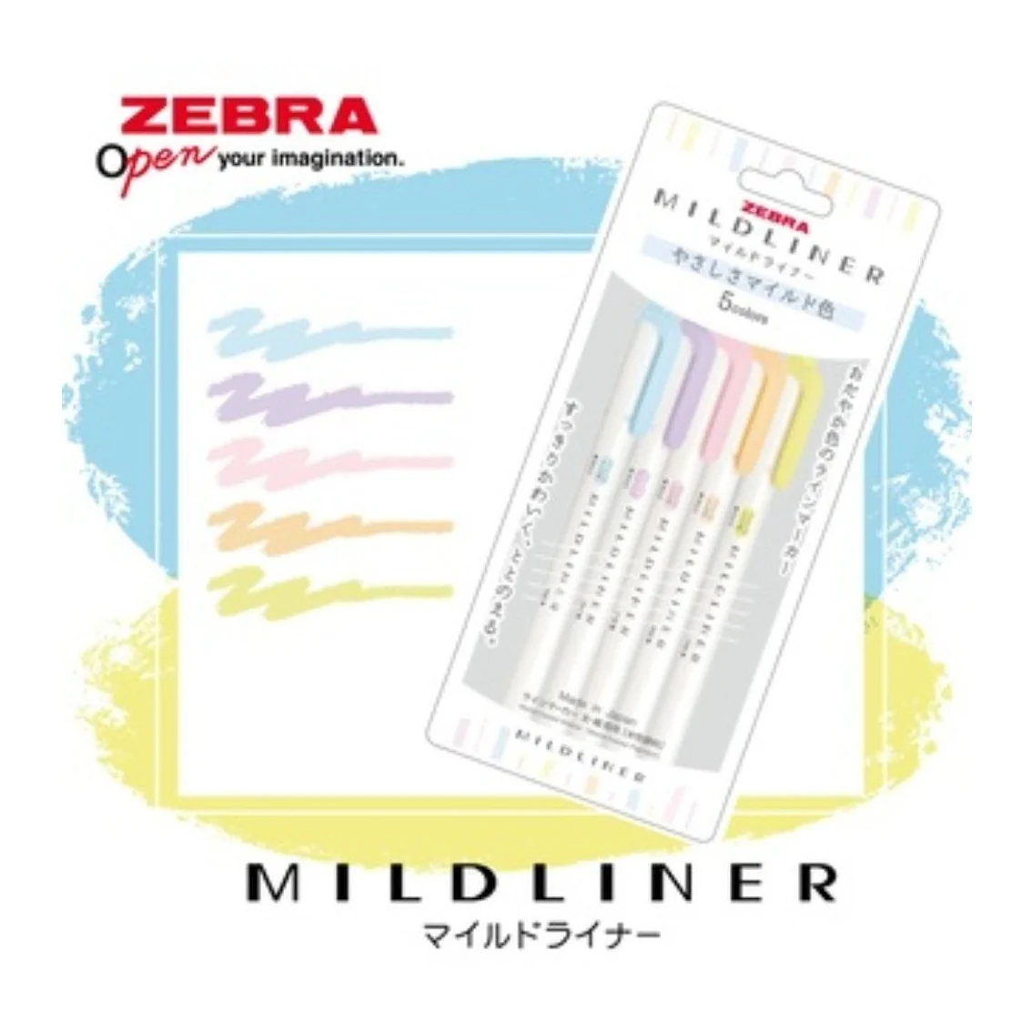 Zebra Mildliner 2020 5 colour set - Image 2