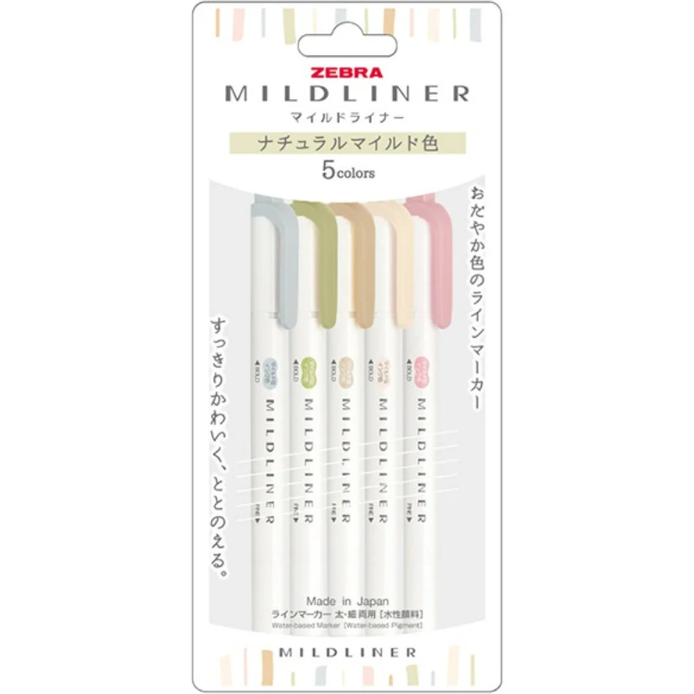 Zebra Mildliner 2020 5 colour set - Image 9