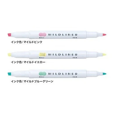 Zebra Mildliner 3 Colour Set - Image 2